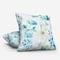 Wild Garden Cotton Cornflower cushion