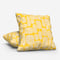 MissPrint Little Trees Yellow cushion