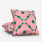 Orla Kiely Velvet Spot Flower Jade cushion