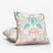 Script Peach cushion