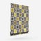 Orla Kiely Spot Flower Stem Yellow and Grey roman
