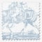 Camengo Cadence Tissu Bleu Porcelaine cushion