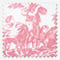 Camengo Cadence Tissu Rouge Grenat cushion