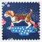 Cath Kidston Puppy Fields Navy roman