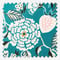 Cath Kidston Strawberry Gardens Teal roman