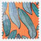Edinburgh Weavers Tropical Leaf Tangerine roman