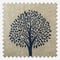 Emily Bond Yew Tree Navy roman