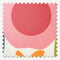 Orla Kiely Apples Pink roman