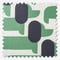 Orla Kiely Dog Show Green roman