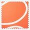 Orla Kiely Jumbo Linear Stem Persimmon roman