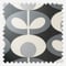 Orla Kiely Oval Flower Cool Grey curtain