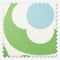 Orla Kiely Pear Green Multi roman