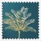 Sara Miller Small Palm Tree Forest Green roman