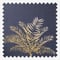 Sara Miller Small Palm Tree Navy roman