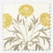 William Morris At Home Lily Flower Embroidery Ochre roman