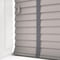 Hikari Bamboo Brushed Cloud with Dark Grey Tapes venetian