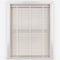 Hikari Bamboo Brushed Oyster with White Tapes venetian