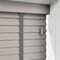 Hikari Bamboo Brushed Cloud with Dark Grey Tapes venetian
