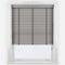 Hikari Bamboo Brushed Cloud with Dark Grey Tapes venetian