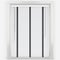 Dalby Bamboo Capella White with Jet tapes venetian