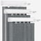 Leniro Blackout Rock Grey vertical