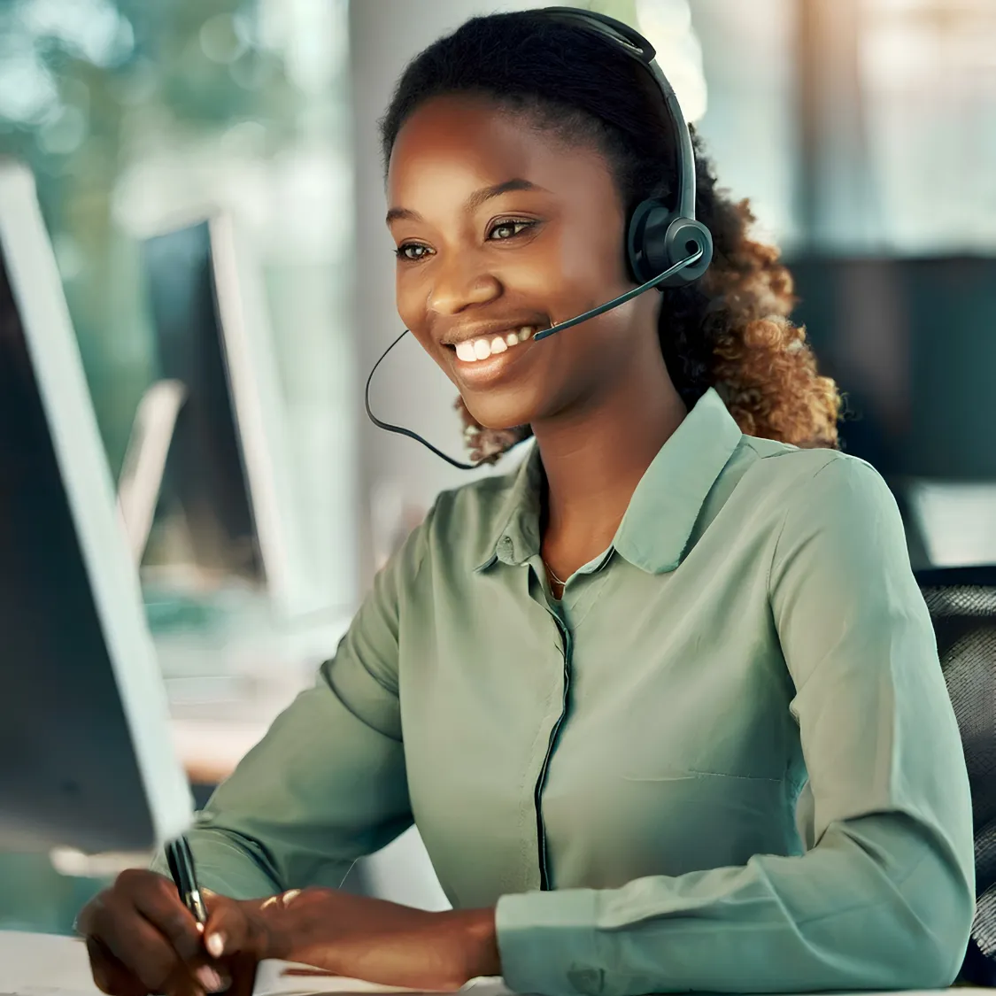 Image of a customer service representative
