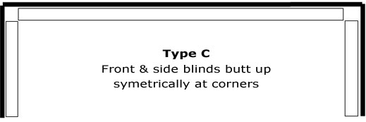 Type C Square Bay Windows – 'Butt Up Symmetrically'