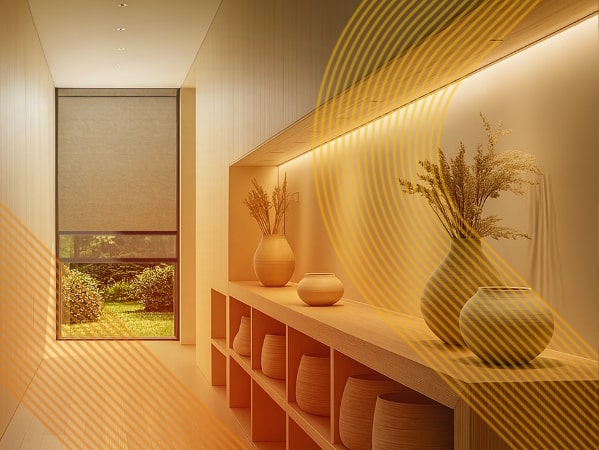 Image of Electric  double roller Blinds