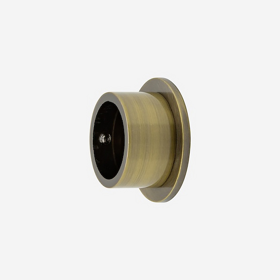 Recess Bracket For 28mm Allure Antique Brass Curtain Pole Accessory
