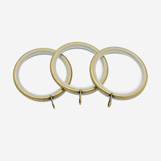 Rings For 28mm Allure Classic Antique Brass Glass Bubbles Ball pole_accessory