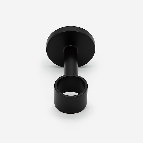 Ceiling Bracket For 28mm Allure Matt Black Curtain Pole Accessory