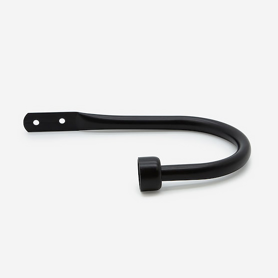 Holdback Stem For 28mm Allure Matt Black Curtain Pole Accessory