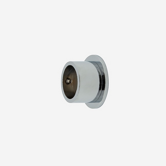 Recess Bracket For 28mm Allure Polished Chrome Curtain Pole Accessory