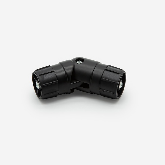 Corner Joint For 28mm Allure Matt Black Curtain Pole Accessory