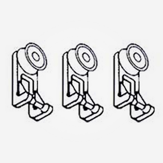 Gliders For Silent Gliss 3900 Curtain Rail
