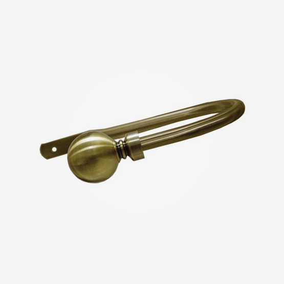 Holdback For 28mm Allure Classic Antique Brass Ball pole_accessory