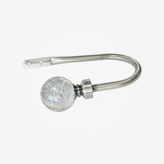 Holdback For 28mm Allure Classic Stainless Steel Effect Glass Bubbles Ball pole_accessory