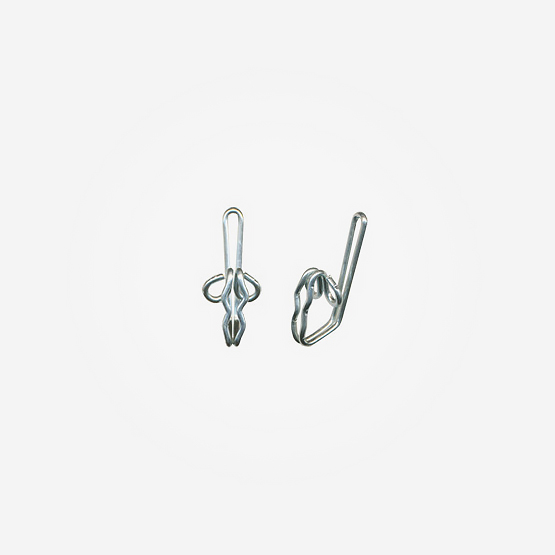 Pack Of 20 Metal Curtain Hooks