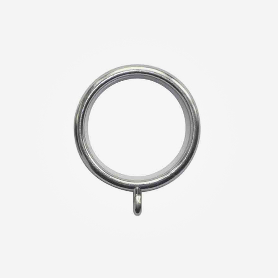 Chrome Brass Black White Stainles Steel Metal Curtain Pole Rings 19mm 28mm 35mm 