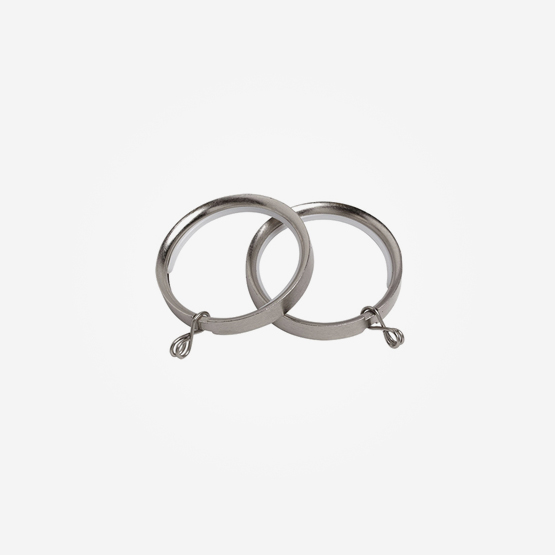 Rings For 28mm Poles Apart 1 Satin Silver