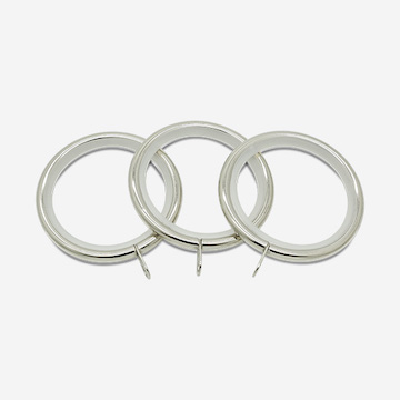Rings For 28mm Allure Classic Stainless Steel Effect Ball Curtain Pole Accessory