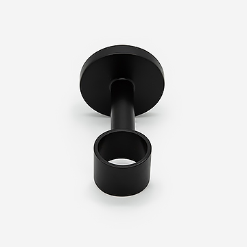 Ceiling Bracket For 35mm Matt Black Curtain Pole