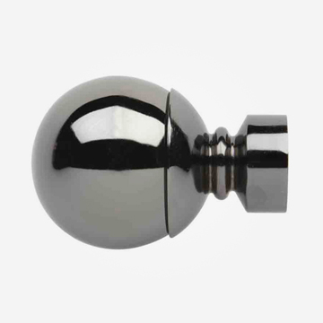 Ball Finial For 35mm Neo Black Nickel