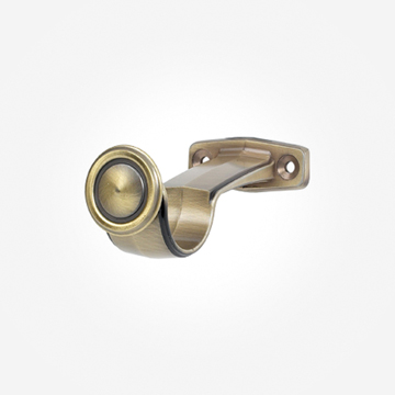Centre Bracket For 50mm Museum Galleria Burnished Brass Effect Curtain Pole Accessory