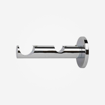 Double Bracket For 28mm Neo Chrome Curtain Pole Accessory