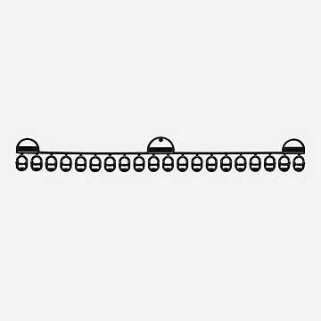 Gliders for Surge Curtain Track (Black)