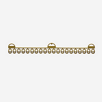 Gliders for Surge Curtain Track (Gold)