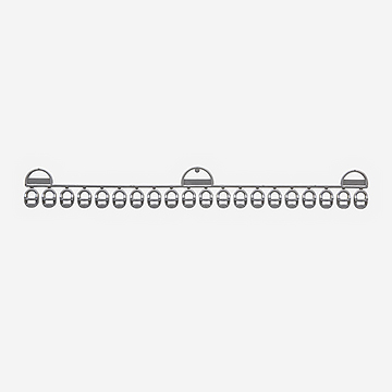 Gliders for Surge Curtain Track (Grey)
