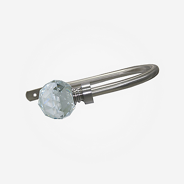 Holdback For 28mm Allure Classic Crystal Polished Chrome