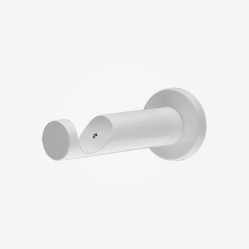 Linea Bracket For 28mm Eclipse White Gloss Curtain Pole Accessory